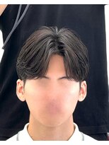 メンズヘアセンス 渋谷(MEN'S HAIR SENSE)&nbsp;ニュアンスパーマ/センターパート/メンズ/眉毛/フェザーパーマ