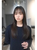 ダークパープル/ボブ/ブリーチなし/オリーブベージュ/田町