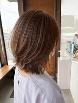 リドル ヘアー 駒生店(Riddle HAIR)&nbsp;外ハネくびれミディアムレイヤー