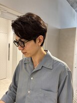 モンルル プル(mon loulou + plus)&nbsp;メンズカラー、ブラウンカラー、かきあげショート