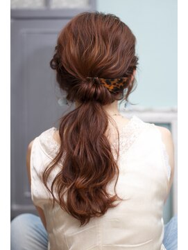 ヘアーサロン リノ(Hair Salon Lino) カジュアルポニテアレンジ
