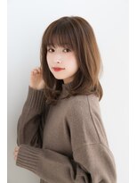 ラフ フロム ガーデン(Laf from GARDEN)&nbsp;加藤貴大30代40代人気大人かわいい　内巻きワンカールスタイル