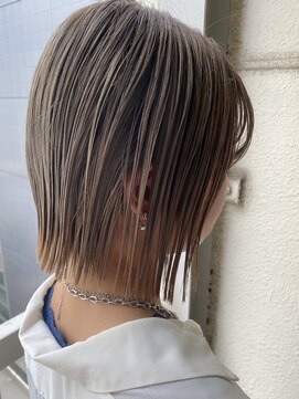 スタジオ ノル(studio noll) 【新宿 studio noll.】切りっぱなしグレージュ_