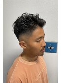 スキンフェード　海外風パーマ〈広尾/恵比寿〉