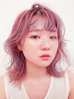 ピンクブルーメッシュ