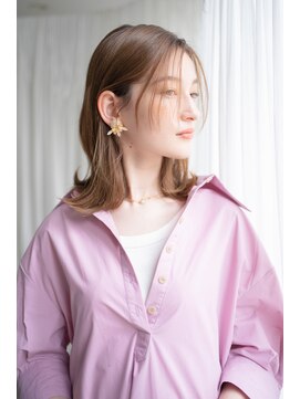 マグノリア オモテサンドウ(MAGNOLiA Omotesando) 大人かわいい。ぱらっと前髪の柔らかストレートパーマ・担当KAYO