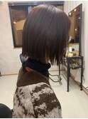 20代30代40代人気♪大人かわいい小顔ショートボブ　透明感カラー