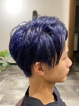 ワイズヘアー ナガサキ(Y's hair nagasaki) 色落ちもカッコいいメンズブルーカラー