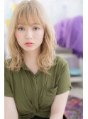 3Dカラーホワイティアッシュ☆外国人風ハイトーンカラーa1