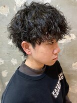 アカ(ACA)&nbsp;ツイストスパイラルパーマツイストパーマメンズマッシュ札幌大通