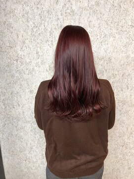 ノア ヘアデザイン 町田店(noa Hair Design) 韓国風ボルドー