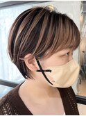 ショート×ハイライトでエイジングケア☆