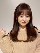 フォルテ 表参道店(FORTE)&nbsp;【フォルテ千鶴】ツヤ髪ストレートレッドブラウン