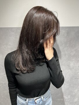 ジゼル 梅田(GiseL) レイヤーカット　　くすみカラー