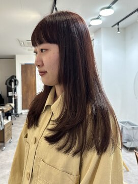 ソソ 与野(So/So) ブラウンカラー/レイヤーカット/レッドブラウン