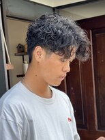 コキャン(COQUIN)&nbsp;センターパート　波巻きパーマ