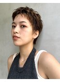 パーマベリーショートパーマピクシーショートパーマ