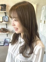 カムジーヘッド(COMEGHEAD)&nbsp;ミルクティーベージュダブルカラーケアブリーチグレージュ40代