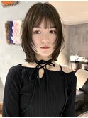 ブリーチなしダブルカラーベージュカラーレイヤーカット