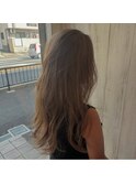 ワンブリーチでできるブラウンベージュ