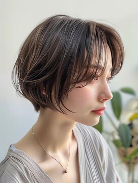 レヴ 草加店(LEV.) イメチェン　外ハネ　ボブ　美髪　ワイドバング　ブルーブラック