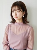 20代30代40代/大人ボブ/ブラウンカラー【ミナ】