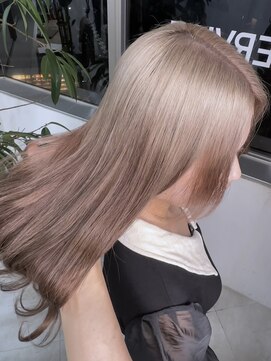 イエナ 渋谷(IENA) デザインカラーケアブリーチダブルカラーミルクティーベージュ