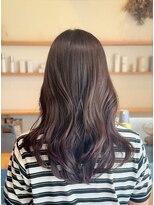 リエットヘアー 杢左店(Lie-et. hair)&nbsp;透明感ブラウン×ナチュラルウェーブ#透明感カラー#ツヤ髪