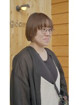 グーム(goom.)&nbsp;20代30代40代ナチュラルマッシュボブ乾かすだけモカベージュ