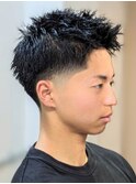 清潔感のあるフェードスタイル