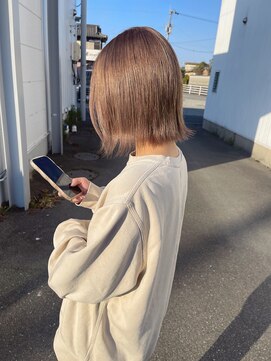 美容室 サワコ 国府店(SAWAKO) 柔色ミルクティーグレージュ