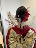 アンジュール 成人式ヘアセット