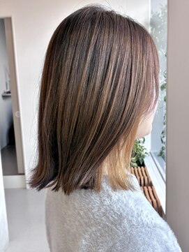 アソビ ヘア ラボ(Asobi hair lab) さりげなく楽しむ大人インナーカラー