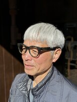 ザバーバーアドレス 代官山(THE BARBER)&nbsp;シルバーヘアデザインマッシュ