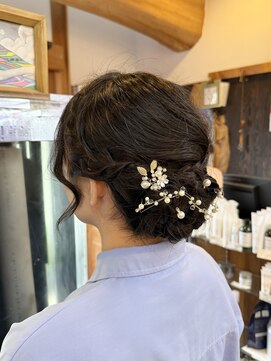 ギャロップヘアー 結婚式お呼ばれヘアセット