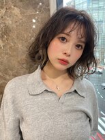 ハニーシブヤ(HONEY shibuya) ゆるふわボブ/くびれショートボブパーマシアーグレージュ2