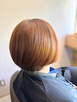 オト(oto)&nbsp;大人ショートヘア白髪ぼかしハイライト似合わせカット50代60代