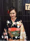 シニオン系アップスタイル