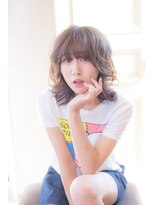 ミエルヘアーブラン(miel hair blanc)&nbsp;【miel hair blanc】ルーズパーマでフワクシュスタイル♪