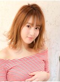 Lond　簡単外ハネワンカールデジタルパーマボブ