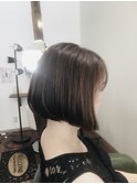 切りっぱなしボブ