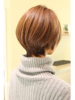 ３０代４０代５０代大人可愛いショートボブ　毛流れ綺麗