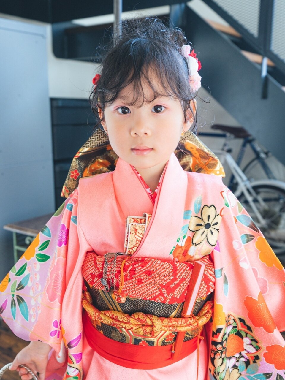 ☆くせ毛を活かしたゆるふわ七五三ヘアー☆：L093473652｜ヘアデザイン