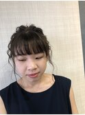 ふんわりダウンスタイル