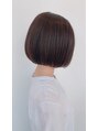 オブ ヘアー 自由が丘 ウエスト(Of HAIR WEST)&nbsp;襟元スッキリのミニボブはスタイリングしやすくおすすめです♪♪
