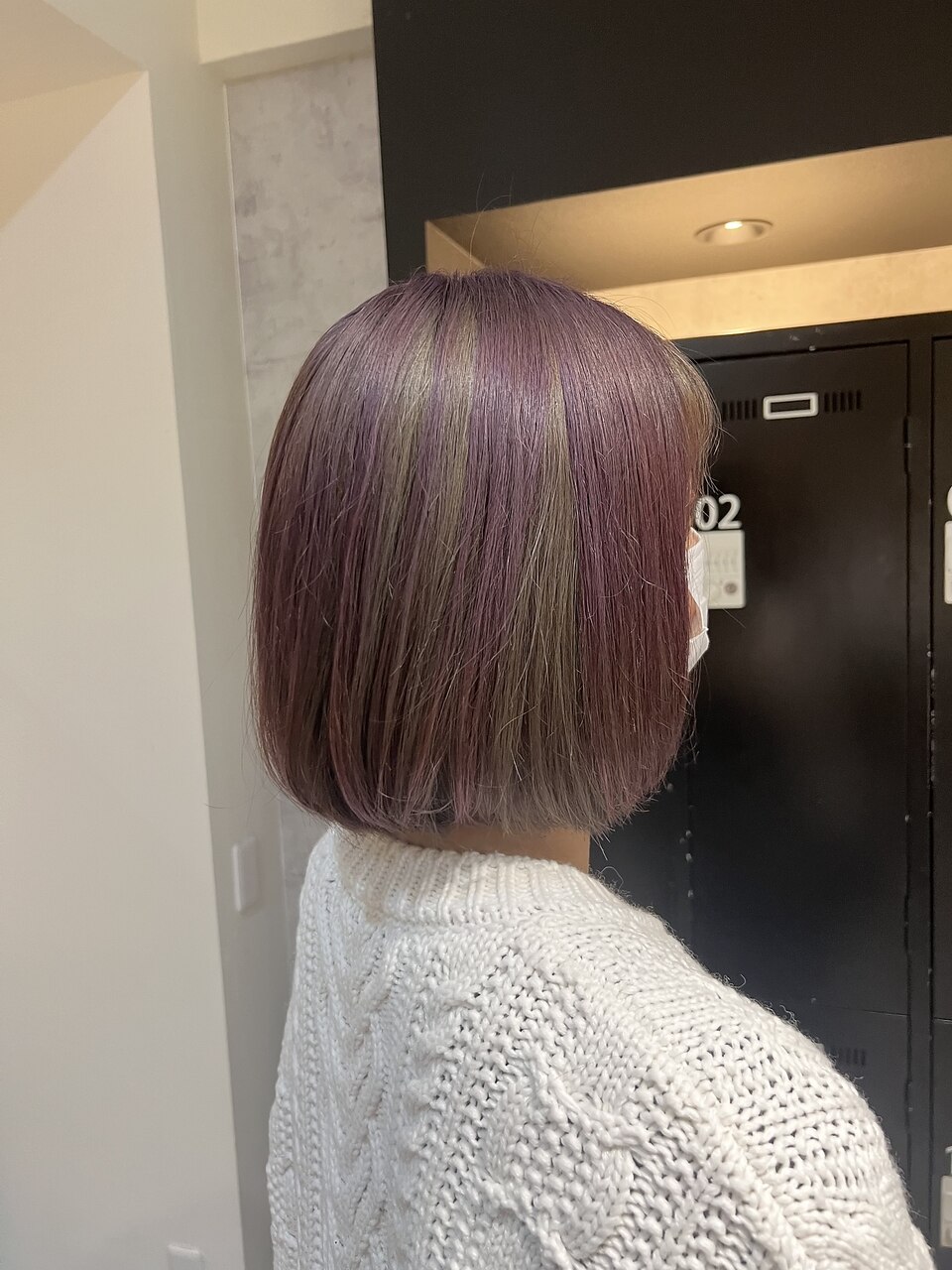 ピンクラベンダー×グレー アンブレラカラー：L180082326｜ナイン(N INE