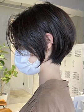 ディバイン 船橋店(divine) ナチュラルボブミニボブ黒髪ショートダブルカラーハイライト