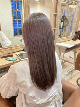 エイミーバイアフロート(amie  by afloat) 色落ちも綺麗＊透け感カラーにしたいなら◎ラベンダーグレージュ