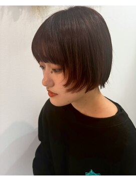 ルヴェール 茜部店(LeVert) 顔周りを切り込んだボブルフ☆