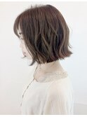 【morio成増/一戸】外ハネ切りっぱなしゆるふわボブ